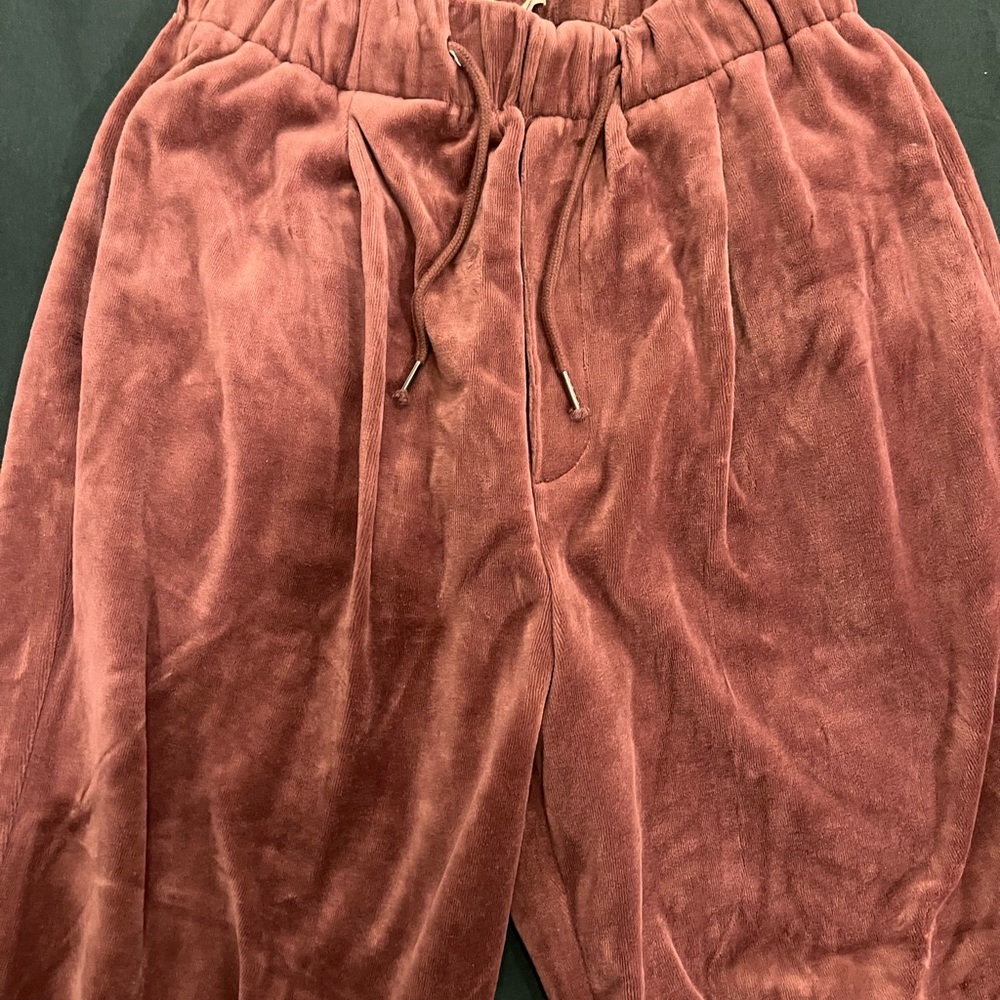 UO Zoe Velour Jogger Pant